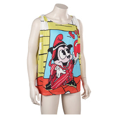 Queen Freddie Mercury Printed Vest Outfits Cosplay Costume Halloween Carnival Suit