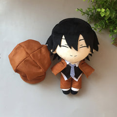 Anime Dazai Osamu/Ryunosuke Akutagawa Cosplay Plush Toys Cartoon Soft Stuffed Dolls Mascot Birthday Xmas Gift