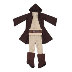 Kids Children Obi Wan Kenobi Jedi Outfits Set Cosplay Costume Halloween Suit