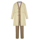 TV Good Omens Aziraphale Roleplau Brown Set Cosplay Costume Outfits Halloween Carnival Suit