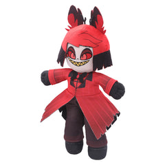 TV Hazbin Hotel Alastor Cosplay Plush Toys Cartoon Soft Stuffed Dolls Mascot Birthday Xmas Gift