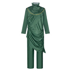 TV Loki 2023 Loki Green Set Outfits Cosplay Costume Halloween Carnival Suit