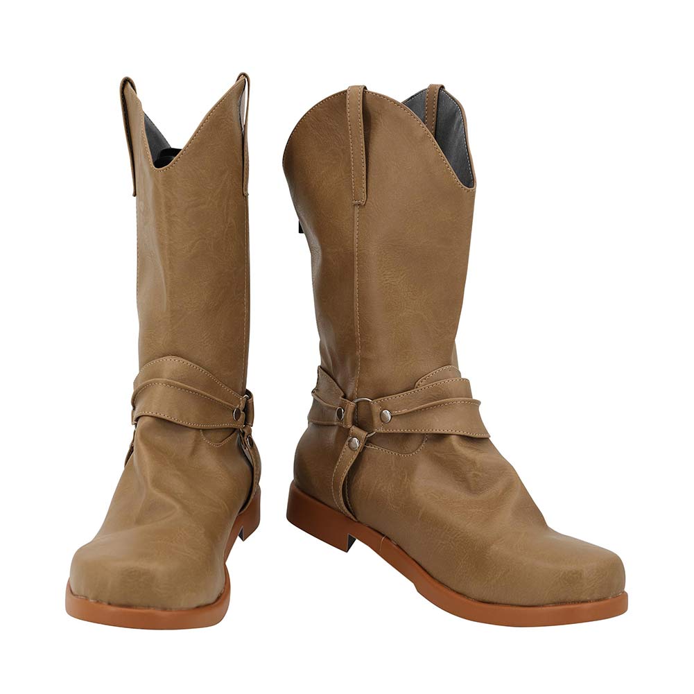 TV Obi-Wan Kenobi Jedi Brown Shoes Boots Cosplay Accessories Halloween Carnival Props