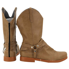 TV Obi-Wan Kenobi Jedi Brown Shoes Boots Cosplay Accessories Halloween Carnival Props