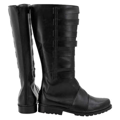 TV The Mandalorian Moff Gideon Black Shoes Boots Cosplay Accessories Halloween Carnival Props