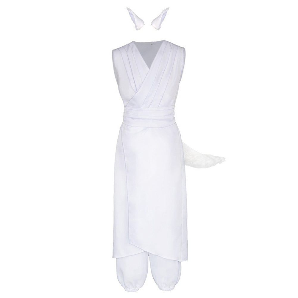 TV YuYu Hakusho 2023 Kurama White Set Outfits Cosplay Costume