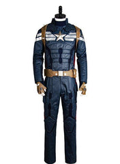 Movie Captain America 2 The Winter Soldier Steve Rogers Uniform Outfit Cosplay Costume Halloween Suit