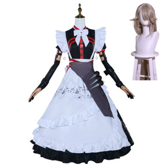 Game Zenless Zone Zero (2024) Alexandrina Sebastiane Maid Dress Outfits Cosplay Costume Halloween Carnival Suit