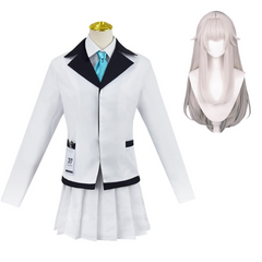 Blue Archive Ushio Noa White Uniform Dress Outfits Cosplay Costume Halloween Carnival Suit