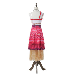 Moana 2 (2024) Moana Red Dress Outfits Cosplay Costume Halloween Carnival Suit