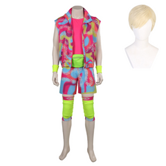 2023 Barbie Ken Rollerblade Outfits Pink Beachwear Halloween Carnival Suit Adult Cosplay Costume