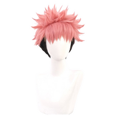 Anime Yuuji Itadori Cosplay Wig Heat Resistant Synthetic HairCarnival Halloween Props