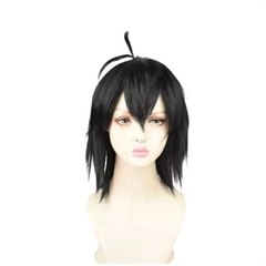 Anime Scissor Seven 5 Seven Killer Seven Black Wigs Cosplay Accessories Halloween Carnival Props