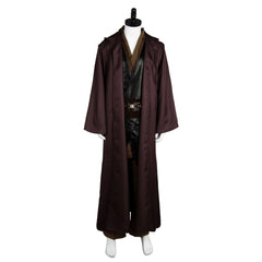 Movie Star Wars Anakin Skywalker Jedi Costume Outfit Robe Halloween Carnival Suit