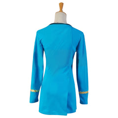 TV Star Trek Blue Dress Uniform Halloween Cosplay Costume Halloween Carnival Suit