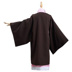 Kids Girls Anime Nezuko Kimono Set Outfits Cosplay Costume Halloween Carnival Suit