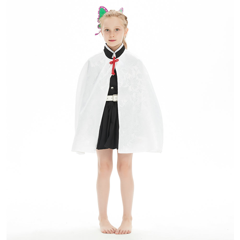 Kids Girls Anime Tsuyuri Kanawo Skirt Cloak Outfit Cosplay Costume Halloween Carnival Suit