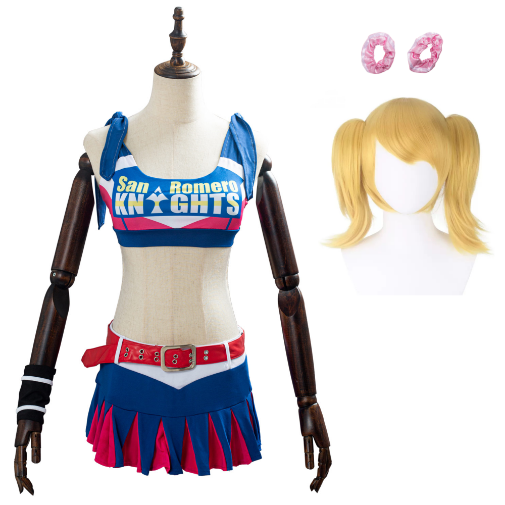 Game Lollipop Chainsaw Juliet Starling Cosplay Costume Halloween Carnival Suit