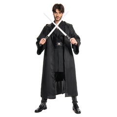 Anakin Skywalker Cosplay Costume Outfit Black Version Halloween Carnival Suit