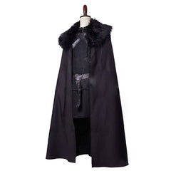 GoT Game of Thrones Jon Snow Night's Watch Outfit Cosplay Costume Halloween Carnival Suit