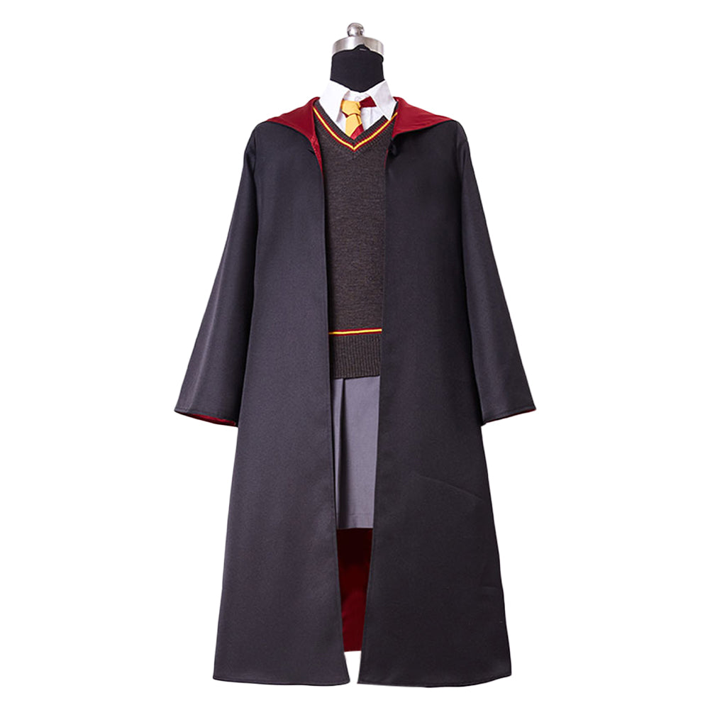 Kids Children Hermione Granger School Uniform Outfits Hogwarts Gryffindor Cosplay Costume