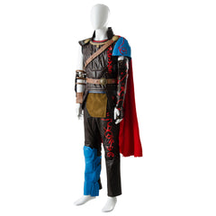 Movie Thor 3 Ragnarok Thor Odinson Outfit Whole Set Cosplay Costume Halloween Carnival Suit