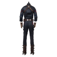 Movie Avengers 3 : Infinity War Captain America Steven Rogers Outfit Uniform Suit Cosplay Costume NEW