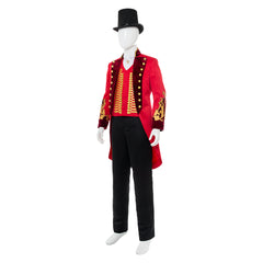 The Greatest Showman P.T. Barnum Red Suit Cosplay Costume Halloween Carnival Suit