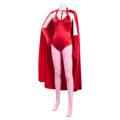 TV Wanda Vision Scarlet Witch Wanda Maximoff Women Jumpsuit Outfits Halloween Carnival Suit Cosplay Costume