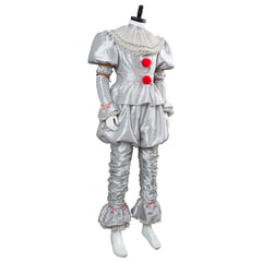 Movie IT 2 Pennywise Clown Outfit Cosplay Costume Stephen King Adult Men Women Halloween Carnival Suit