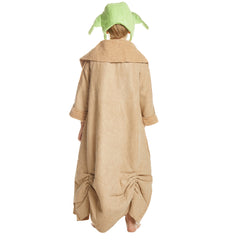 Kids The Mandalorian Robe Hat Outfit Baby Yoda Halloween Carnival Suit The Book Of Boba Fett Cosplay Costume