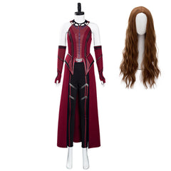 TV Wanda Vision Outfit Scarlet Witch Halloween Carnival Suit Cosplay Costume