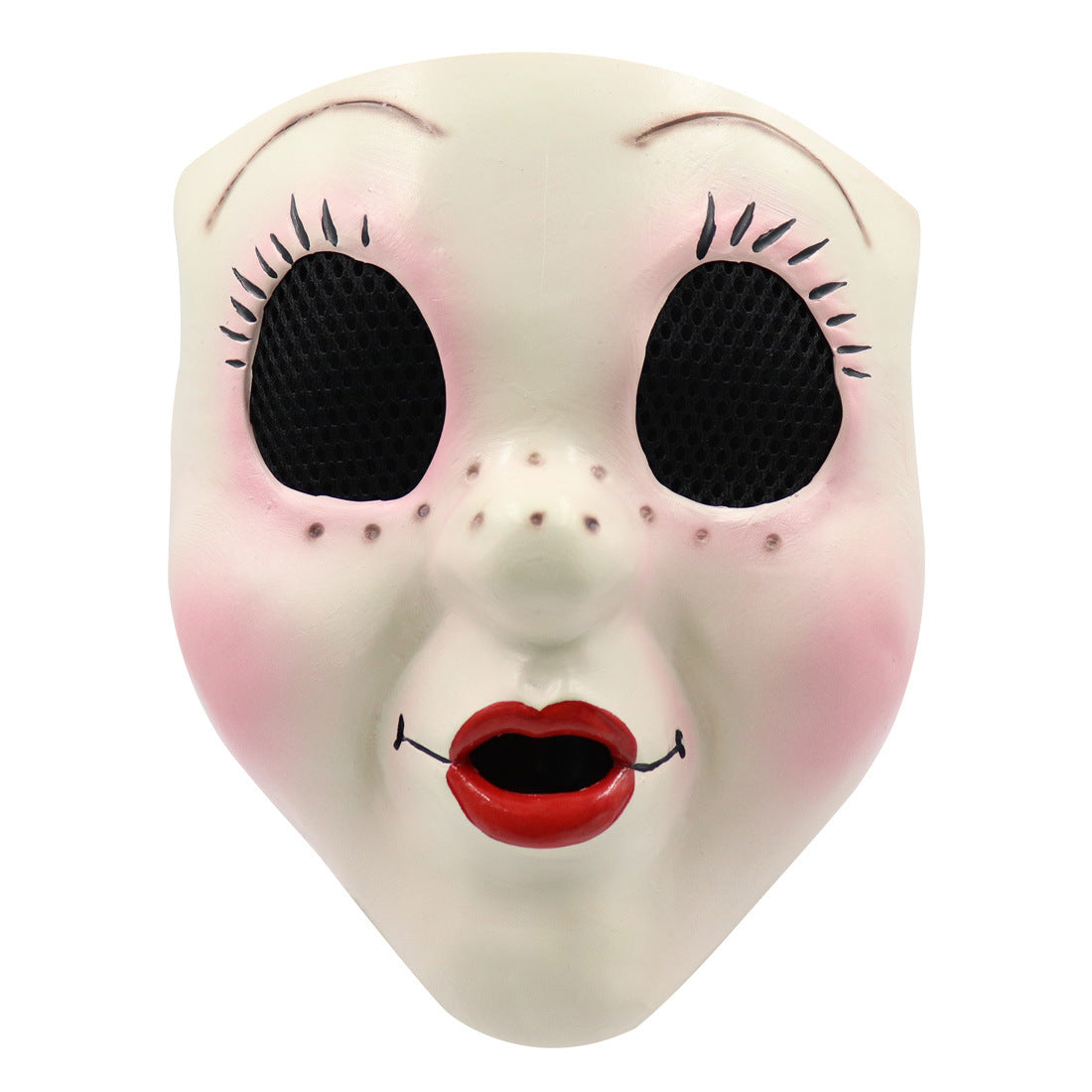 Movie The Strangers: Chapter 1 Dollface Horror Mask Cosplay Latex Masks Helmet Masquerade Halloween Party Props