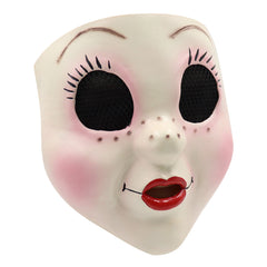 Movie The Strangers: Chapter 1 Dollface Horror Mask Cosplay Latex Masks Helmet Masquerade Halloween Party Props