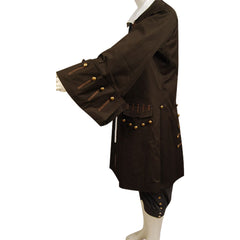 Movie Pirates Of The Caribbean Jack Sparrow Cosplay Costume Set Halloween Carnival Party Suit