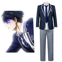 Anime Blue Lock Isagi Yoichi Cosplay Costume Uniform Outfits Halloween Carnival Party Disguise Suit