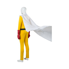 Saitama Yellow Jumpsuit Cosplay Costume Halloween Carnival Suit