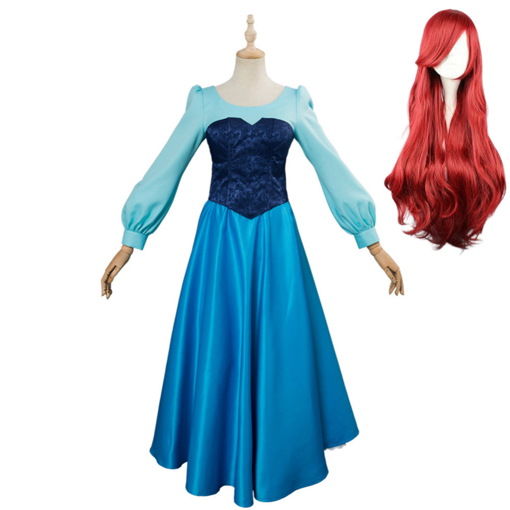 Movie The Little Mermaid Ariel Cosplay Costume Halloween Carnival Suit 成功