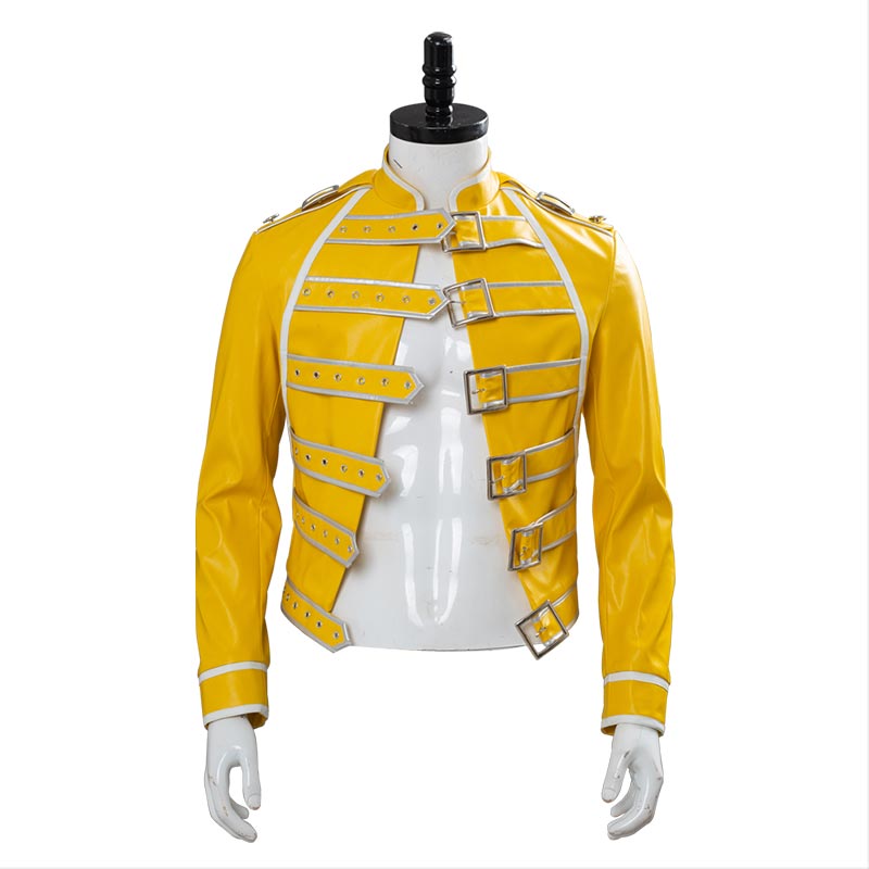 Queen Freddie Mercury Cosplay Costume Coat Halloween Carnival Suit