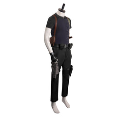 Leon S.Kennedy cosplay Resident Evil 4 Remake Cosplay Costume Halloween Carnival Party Disguise Suit