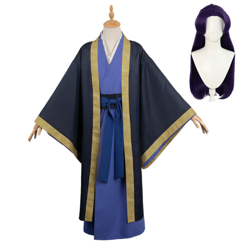 The Apothecary Diaries 2023 Jinshi Purple Kimono Set Outfits Cosplay Costume Halloween Carnival Suit