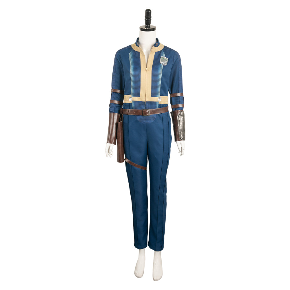 TV Fallout (2024) Lucy Vault 33 Dark Blue Jumpsuit Vault Dweller Set Outfits Cosplay Costume Halloween Carnival Suit