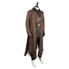 Fallout 2024 The Ghoul Brown Jacket Set Outfits Cosplay Costume Halloween Carnival Suit