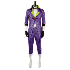 Anime Suicide Squad ISEKAI (2024) Joker Purple Outfits Cosplay Costume Halloween Carnival Suit