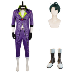 Anime Suicide Squad ISEKAI (2024) Joker Purple Outfits Cosplay Costume Halloween Carnival Suit