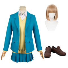 Blue Box (2024) Kano Chinatsu School Uniform Blue Dress Outfits Cosplay Costume Halloween Carnival Suit