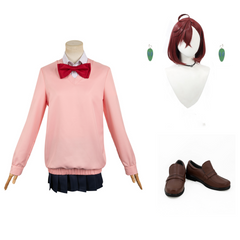 Dandadan (2024) Momo Ayase School Uniform Dress Pink Outfits Cosplay Costume Halloween Carnival Suit