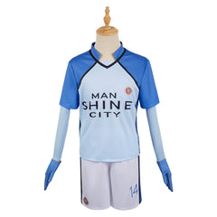 Anime Blue Lock Nagi Reo Hyoma Manshine City Uniform Sports Outfits Cosplay Costume Halloween Carnival Suit