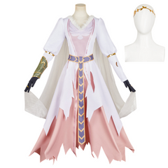 The Lord Of The Rings: The War Of The Rohirrim (2024) Hera White Dress Outfits Cosplay Costume