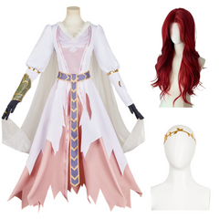 The Lord Of The Rings: The War Of The Rohirrim (2024) Hera White Dress Outfits Cosplay Costume